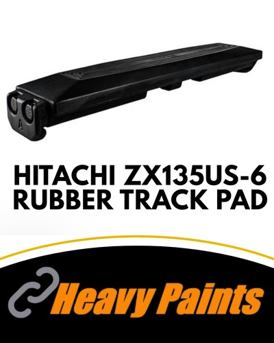 Hitachi zx135us rubber track - zx135us-6,