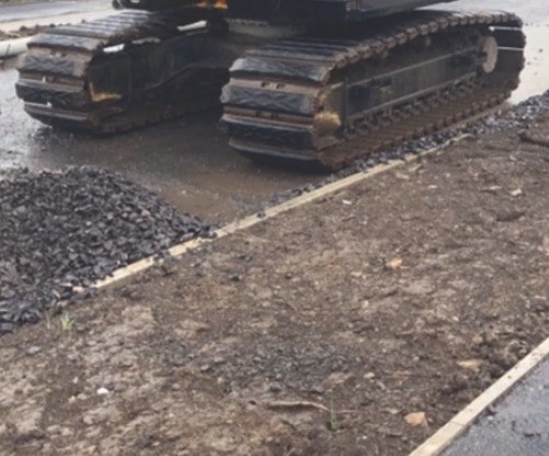 Track pads road liners - liners,, block